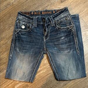 Rock Revival Men's Blue Denim Jeans